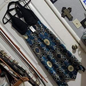 Long Halter Strap Dress